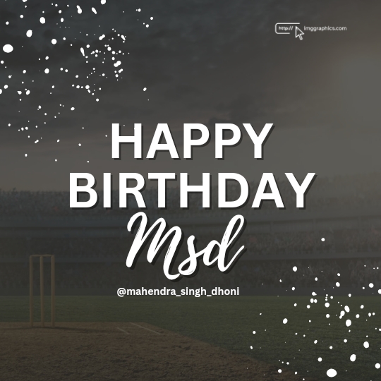 ms dhoni birthday